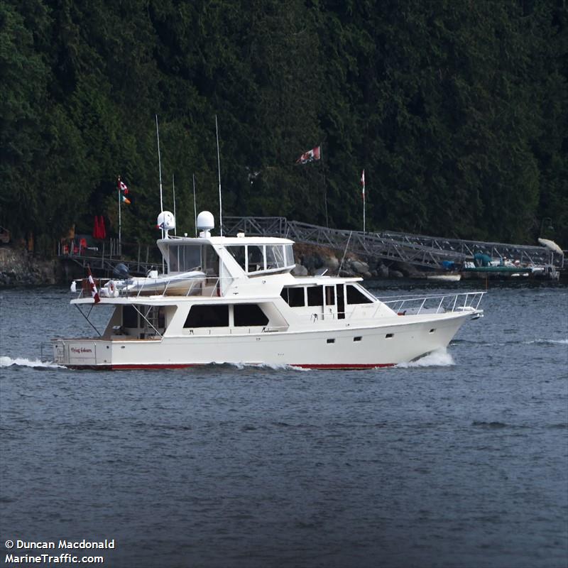 flying colours (Pleasure craft) - IMO , MMSI 316040258 under the flag of Canada