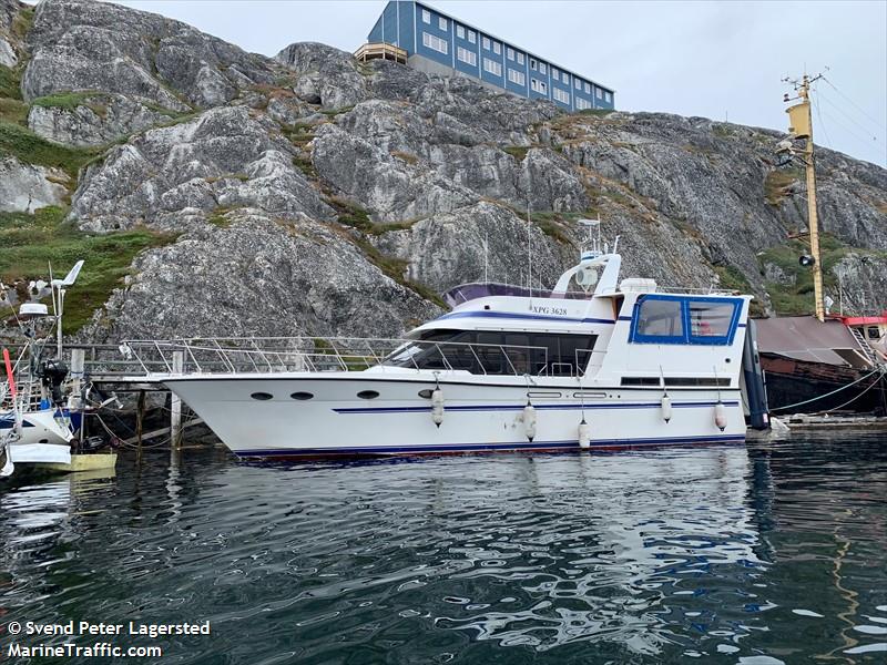 mona (Pleasure craft) - IMO , MMSI 331000085, Call Sign XPG3628 under the flag of Greenland