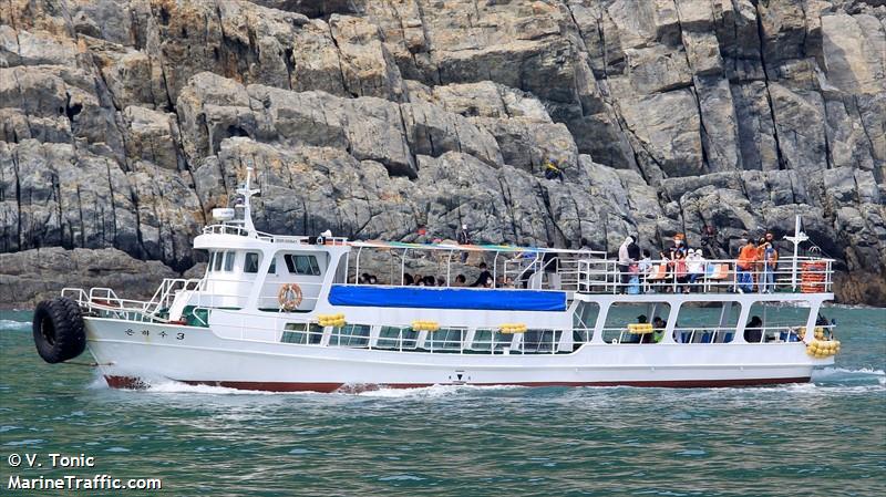 no.3 eunhasu (Pleasure craft) - IMO , MMSI 440115860 under the flag of Korea