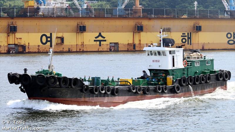 global 5ho (Tanker) - IMO , MMSI 440300820, Call Sign DSAU950 under the flag of Korea
