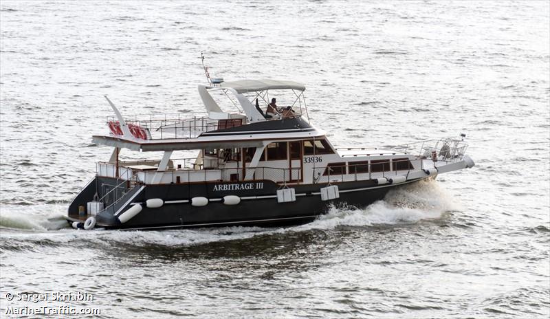 arbitrage iii (Pleasure craft) - IMO , MMSI 477991325 under the flag of Hong Kong