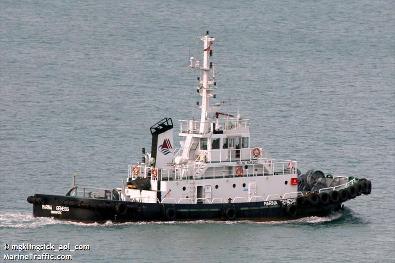 marina genesis (Tug) - IMO , MMSI 563007580, Call Sign 9V6854 under the flag of Singapore