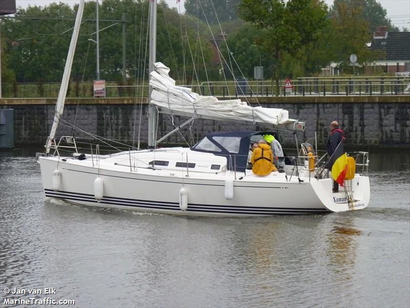 xaman-ek (Pleasure craft) - IMO , MMSI 205465210, Call Sign OR4652 under the flag of Belgium