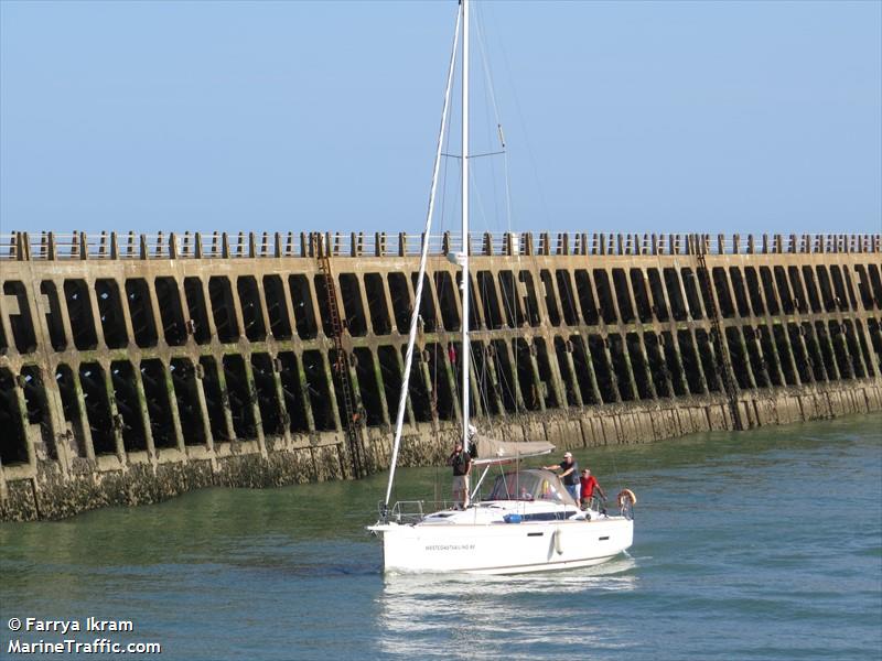 dakiri 2 (Sailing vessel) - IMO , MMSI 205734230, Call Sign OP7342 under the flag of Belgium