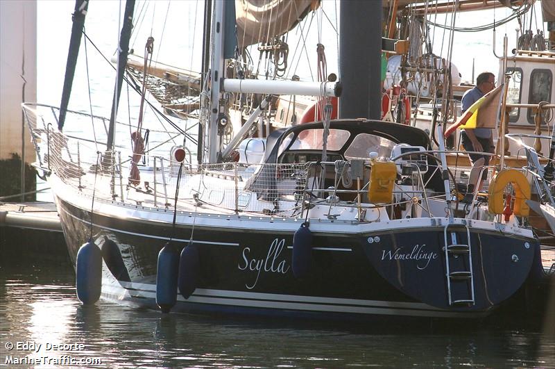 scylla (Pleasure craft) - IMO , MMSI 205802630, Call Sign OP8026 under the flag of Belgium