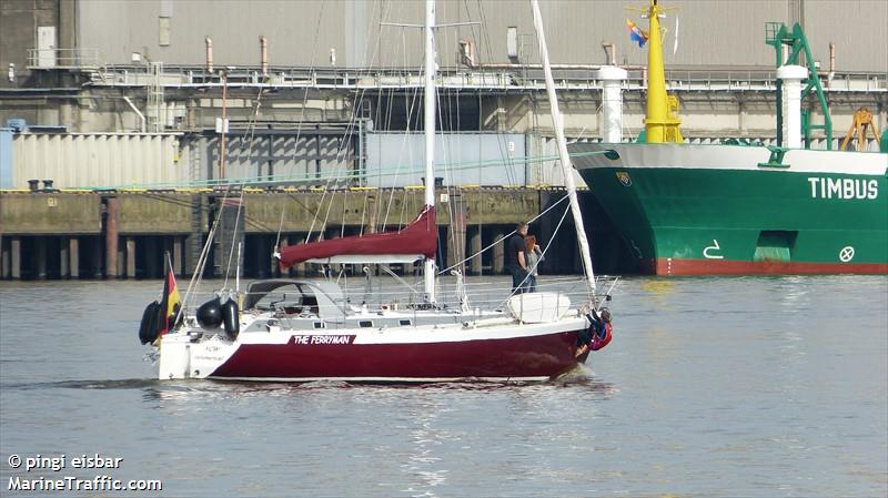 the ferryman sy (Sailing vessel) - IMO , MMSI 211679020, Call Sign DG8480 under the flag of Germany