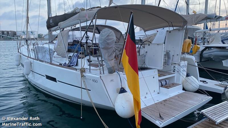 atenea (Sailing vessel) - IMO , MMSI 211803530, Call Sign DH3226 under the flag of Germany