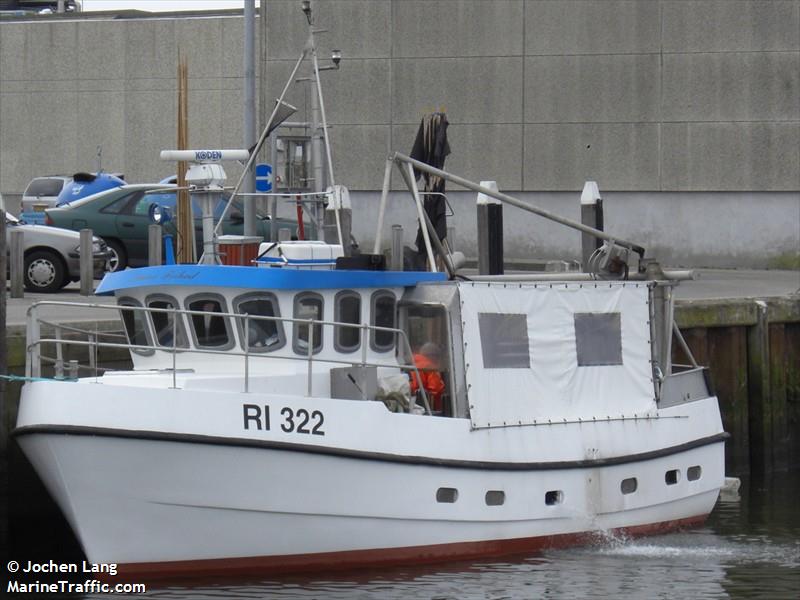 ri322 sinne frihed (Fishing vessel) - IMO , MMSI 219006916, Call Sign OU7665 under the flag of Denmark
