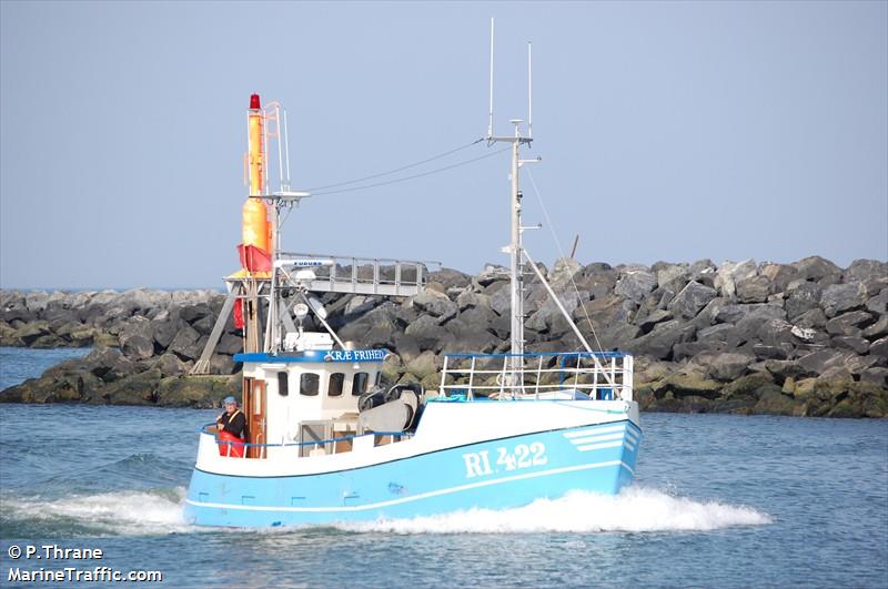 kr. frihed (Fishing vessel) - IMO , MMSI 219014192, Call Sign OX2352 under the flag of Denmark