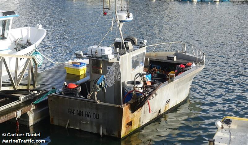 fv gwenn ha du (Fishing vessel) - IMO , MMSI 227624820 under the flag of France