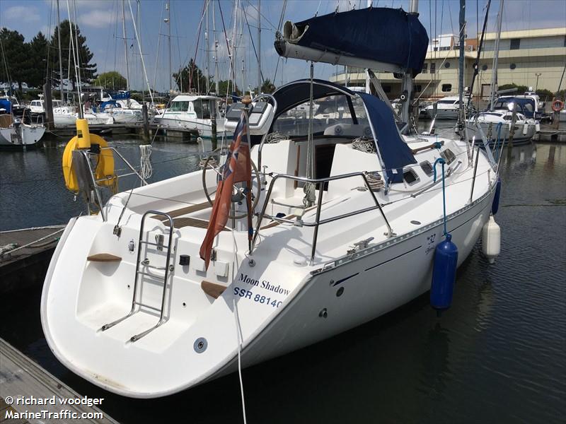 moonshadow (Pleasure craft) - IMO , MMSI 232004144, Call Sign MZDS3 under the flag of United Kingdom (UK)