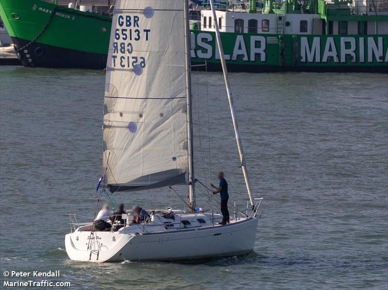 sweet pea (Sailing vessel) - IMO , MMSI 232015275, Call Sign MYDA4 under the flag of United Kingdom (UK)