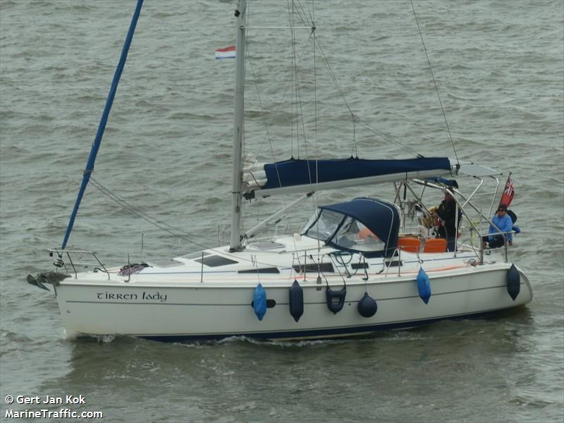 tirren lady (Pleasure craft) - IMO , MMSI 235031891, Call Sign MKXX8 under the flag of United Kingdom (UK)