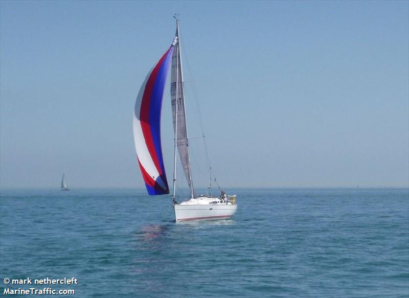 white magic (Sailing vessel) - IMO , MMSI 235065988, Call Sign 2BGT7 under the flag of United Kingdom (UK)