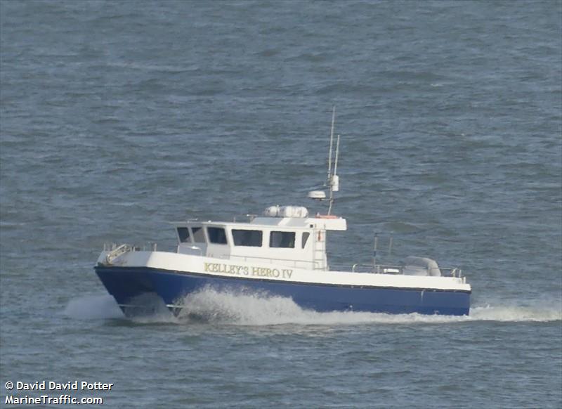 kelleys hero iv (Pleasure craft) - IMO , MMSI 235087027, Call Sign 2EPF2 under the flag of United Kingdom (UK)