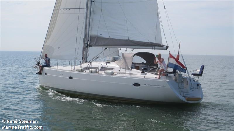 gulliver sy (Sailing vessel) - IMO , MMSI 244005653, Call Sign PE5425 under the flag of Netherlands