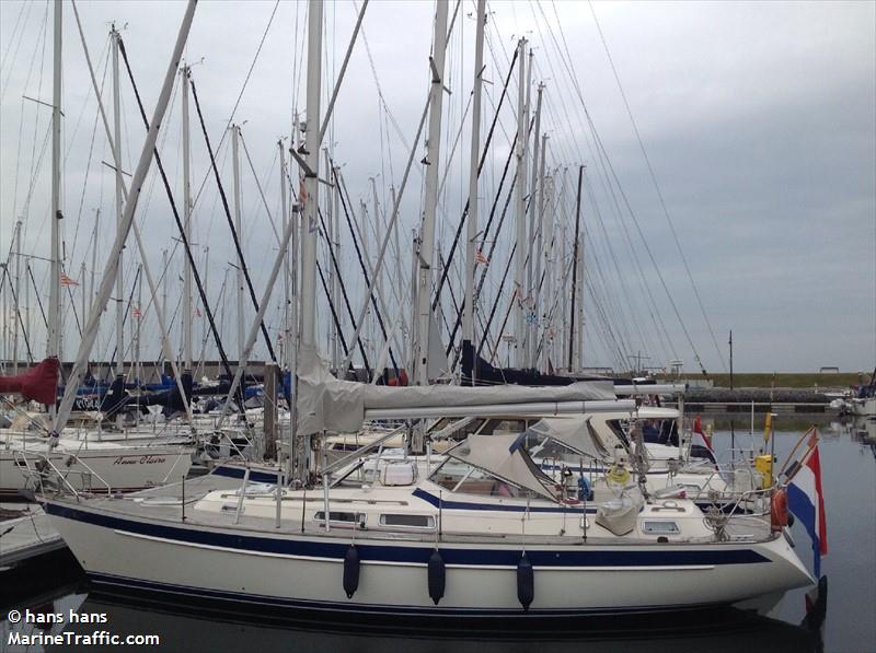 seaside (Sailing vessel) - IMO , MMSI 244110664, Call Sign PF9754 under the flag of Netherlands