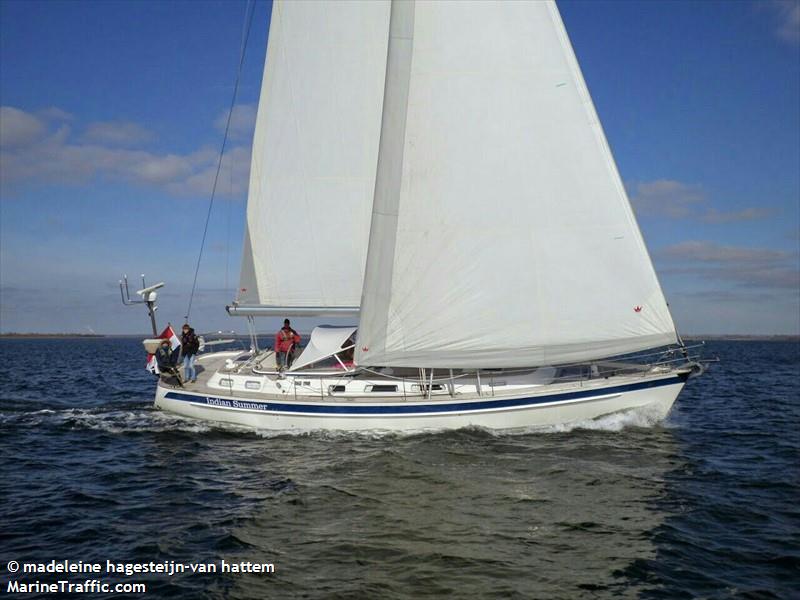 indian summer (Sailing vessel) - IMO , MMSI 244180842, Call Sign PH5772 under the flag of Netherlands