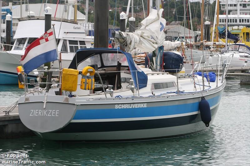 schrijverke (Sailing vessel) - IMO , MMSI 244210353, Call Sign PE4366 under the flag of Netherlands