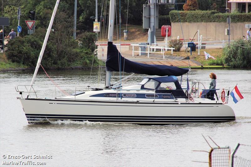 xquise (Sailing vessel) - IMO , MMSI 244260887, Call Sign PC4897 under the flag of Netherlands