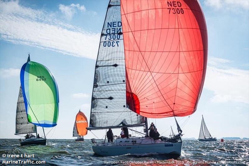 sirena (Sailing vessel) - IMO , MMSI 244710618 under the flag of Netherlands