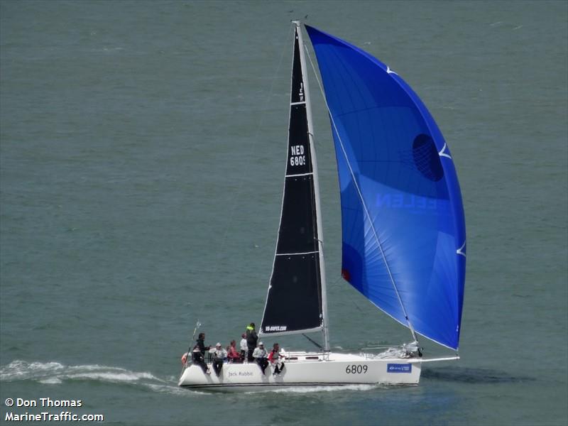 jack rabbit (Sailing vessel) - IMO , MMSI 244730082, Call Sign PB3503 under the flag of Netherlands