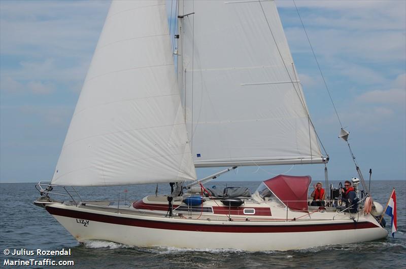 lizzy (Sailing vessel) - IMO , MMSI 244810406, Call Sign PH8133 under the flag of Netherlands