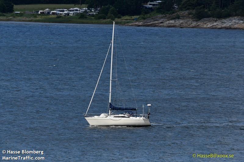 emilia (Sailing vessel) - IMO , MMSI 265605650, Call Sign SD3595 under the flag of Sweden