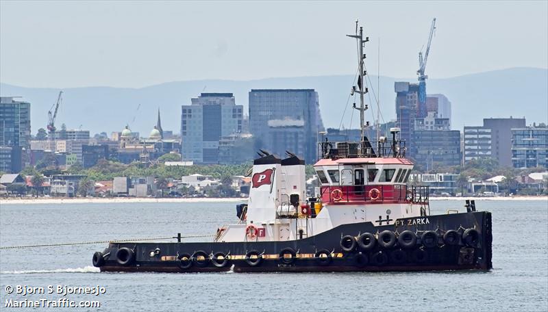 pt zarka (Tug) - IMO , MMSI 503098900, Call Sign VMBA under the flag of Australia