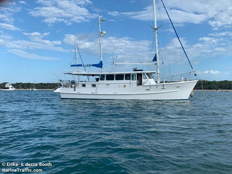 erica k (Pleasure craft) - IMO , MMSI 503900096 under the flag of Australia