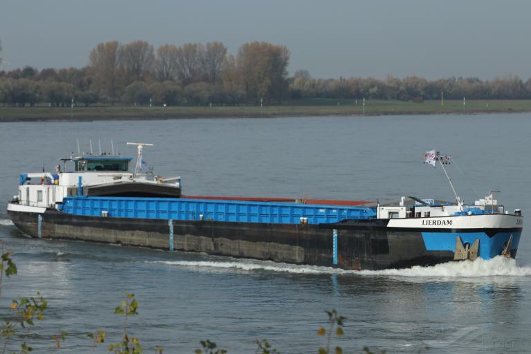 lierdam (Cargo ship) - IMO , MMSI 205288290, Call Sign OT2882 under the flag of Belgium