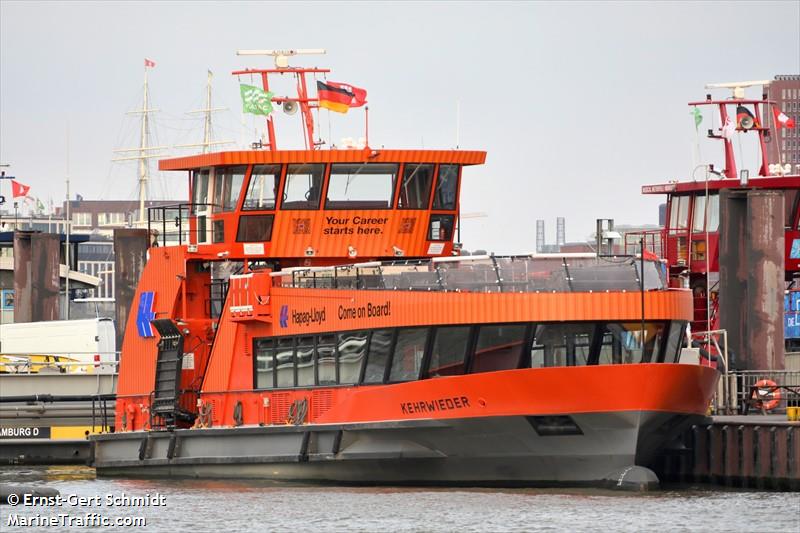 kehrwieder (Passenger ship) - IMO , MMSI 211261270, Call Sign DE6778 under the flag of Germany