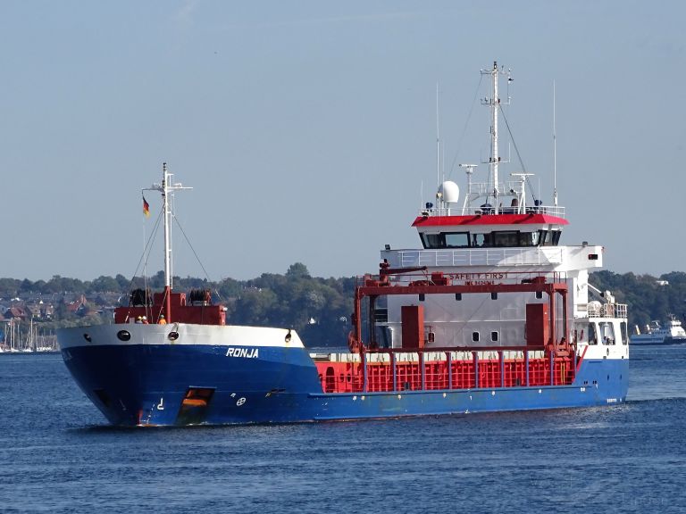 ronja (General Cargo Ship) - IMO 9434046, MMSI 212569000, Call Sign 5BSR4 under the flag of Cyprus