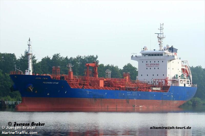 pechora star (Chemical/Oil Products Tanker) - IMO 9488322, MMSI 215760000, Call Sign 9HA2788 under the flag of Malta