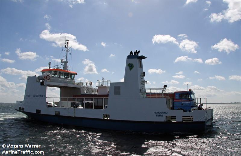 femousund (Passenger/Ro-Ro Cargo Ship) - IMO 9129782, MMSI 219000809, Call Sign OZHF under the flag of Denmark