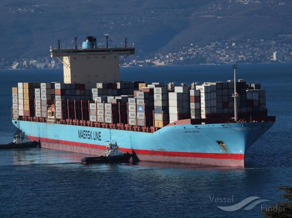 gustav maersk (Container Ship) - IMO 9359038, MMSI 220596000, Call Sign OUJK2 under the flag of Denmark