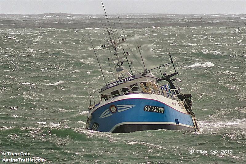 fv manathia (Fishing vessel) - IMO , MMSI 228258000, Call Sign FGSL under the flag of France