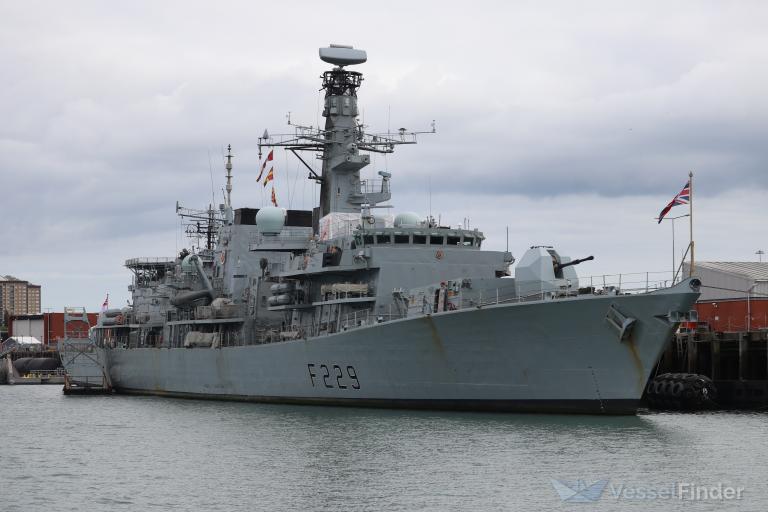 british warship (Military ops) - IMO , MMSI 234659000 under the flag of United Kingdom (UK)