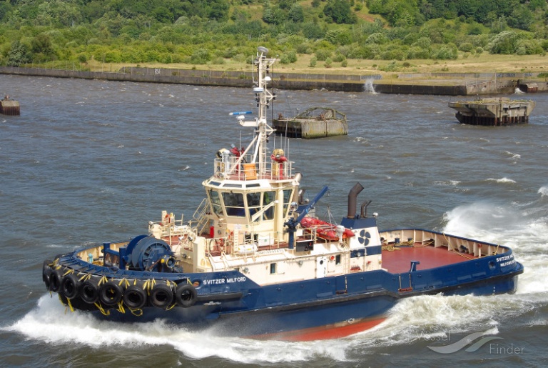 svitzer milford (Tug) - IMO 9292876, MMSI 235020899, Call Sign MGCM4 under the flag of United Kingdom (UK)