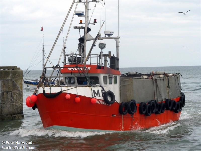innovator (Fishing vessel) - IMO , MMSI 235077076, Call Sign  MTAW4 under the flag of United Kingdom (UK)