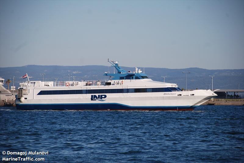 bisovo (Passenger Ship) - IMO 9034195, MMSI 238399740, Call Sign 9AA4498 under the flag of Croatia