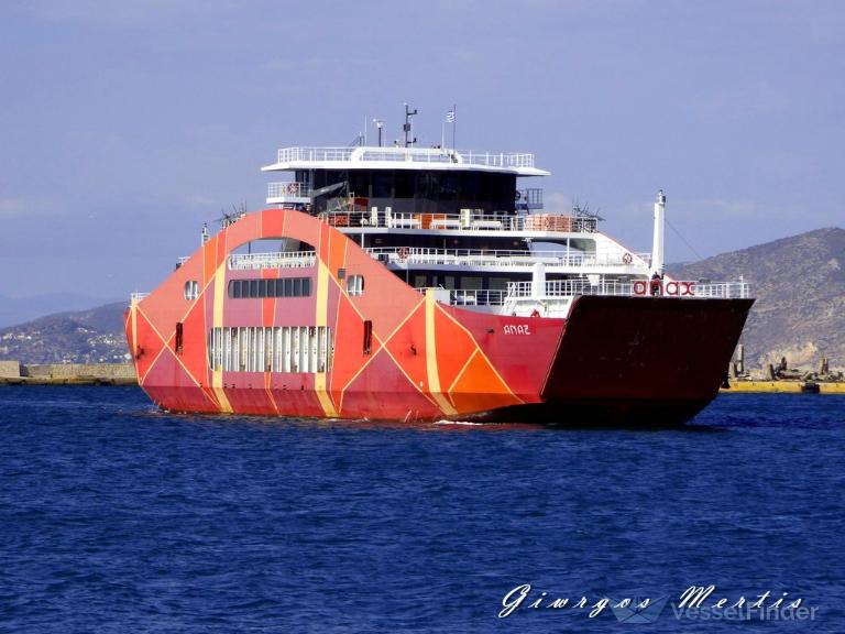 anax (Passenger/Ro-Ro Cargo Ship) - IMO 9849708, MMSI 240059600, Call Sign SVA7869 under the flag of Greece