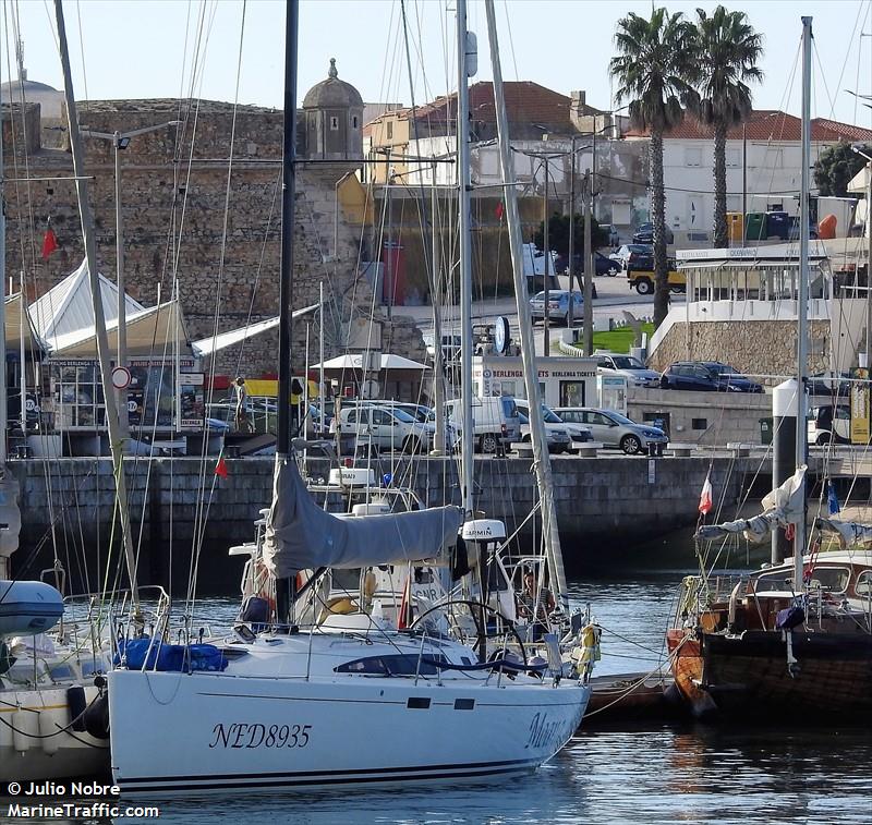 moana (Sailing vessel) - IMO , MMSI 244013582, Call Sign PF7341 under the flag of Netherlands