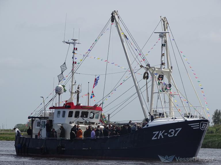 zk37 aldertvanthijs (Fishing Vessel) - IMO 8431413, MMSI 244529000, Call Sign PCRZ under the flag of Netherlands