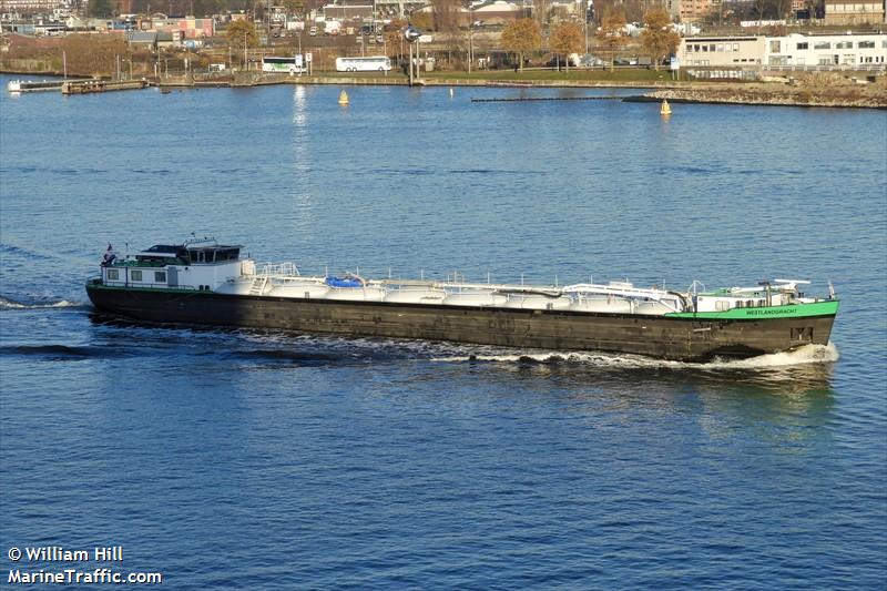 westlandgracht (Tanker) - IMO , MMSI 244660255, Call Sign PF2342 under the flag of Netherlands