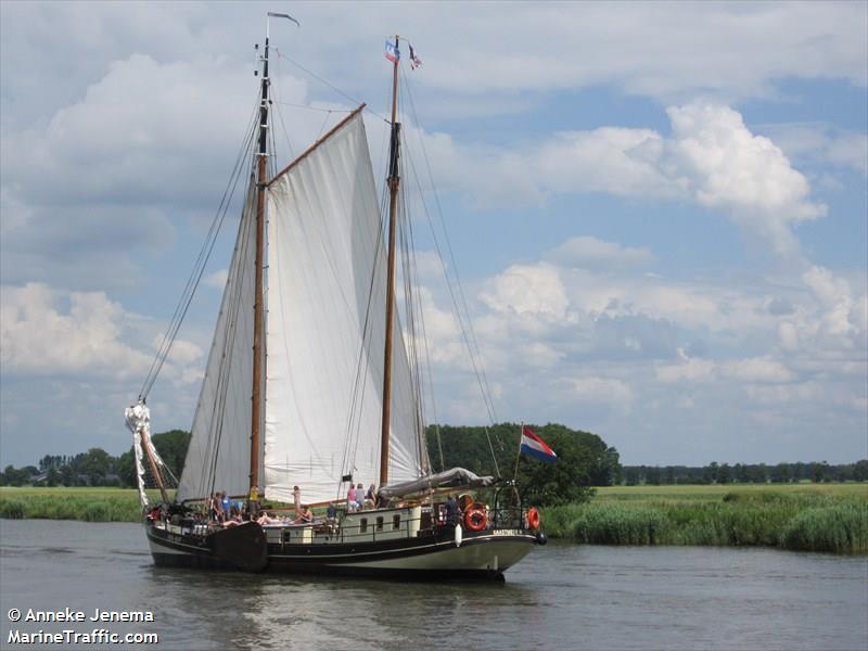 rea klif (Sailing vessel) - IMO , MMSI 244670508, Call Sign PG4138 under the flag of Netherlands