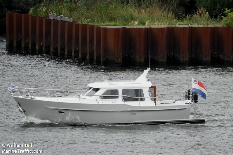 segundo barco (Pleasure craft) - IMO , MMSI 244790658, Call Sign PA4978 under the flag of Netherlands