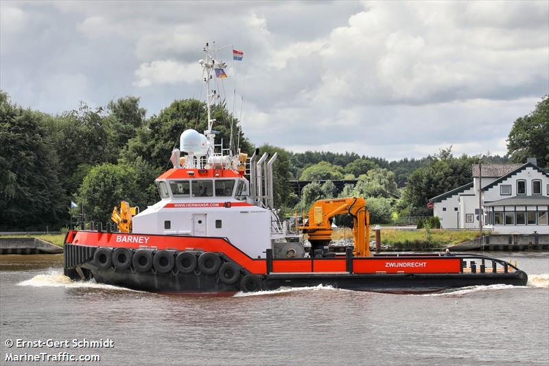 barney (Tug) - IMO 9740938, MMSI 244850156, Call Sign PCZU under the flag of Netherlands