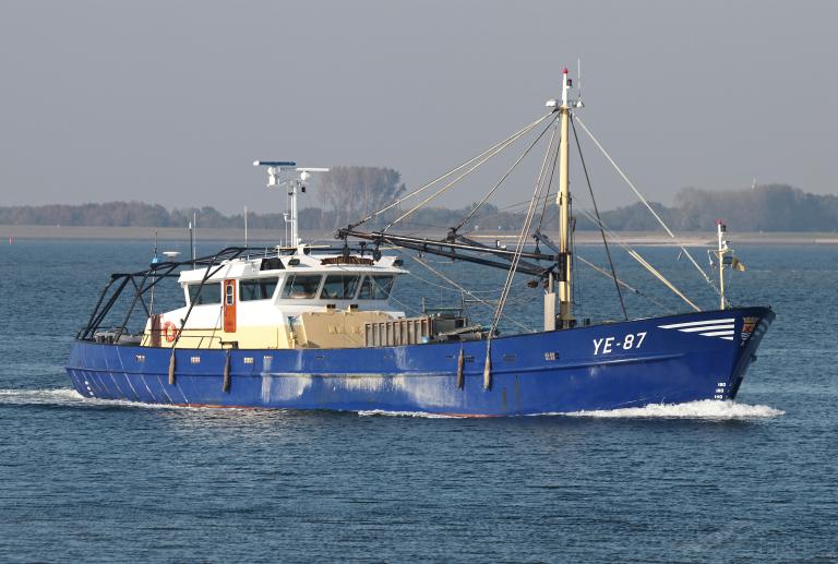 ye-87 daniel pieter (Fishing Vessel) - IMO 8712142, MMSI 246296000, Call Sign PDUL under the flag of Netherlands