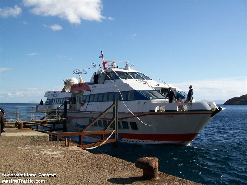 eschilo (Passenger Ship) - IMO 9309899, MMSI 247154300, Call Sign IYRY under the flag of Italy